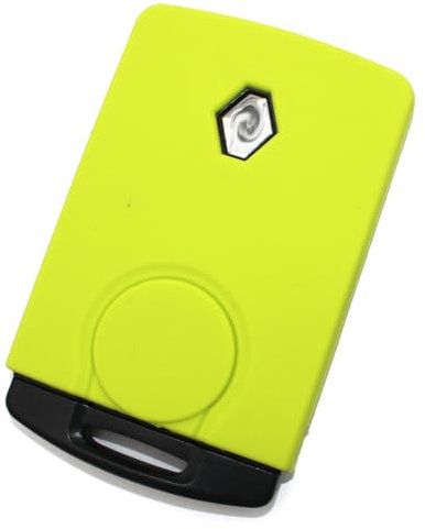 Key Case RB for 4 Buttons Car Key Case Silicone Cover for Car Keys (Lime Green)