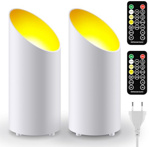 Adiwo 2 Artículos Foco LED, 9 W Foco de Pie, Luz Cálida, Natural, Blanca Fría, Se Pueden Ajustar Tres Colores de Luz, Dos Modos de Interruptor Control Remoto y Pedal (Color Blanco)