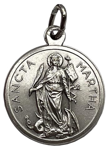 I G J SAINT MARTHA OF BETHANY MEDAL - THE PATRON SAINTS MEDALS - 100% MADE IN ITALY