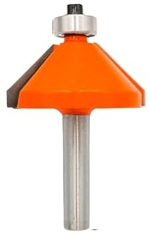 1 stück 8mm Schaft 45 Grad Fase Kantenformung Fräser Abschrägung Flush Trim Bit Holzbearbeitung Fräser Bits(8x40mm)