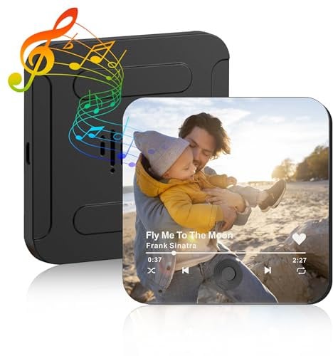 Personalised Fathers Day Magnets Gifts Custom Fridge Magnets Music Gift for Fathers Day Birthday Christmas Personalised Gifts for Men Dad Daddy Grandpa Father