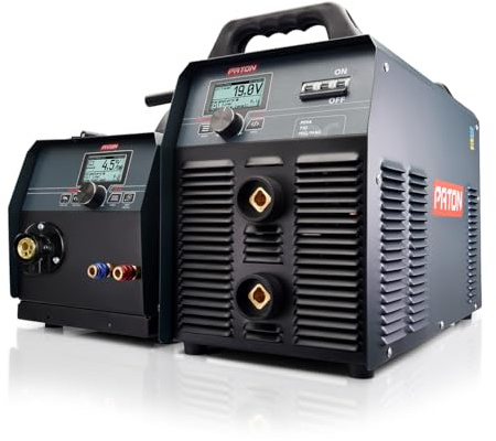 PATON ProMIG 500A MIG Welder 3-in-1 Pulse Welding Machine MMA/TIG Lift 400V | Liquid-cooled torch support, reinforced MAXwire feed system, WAM config with earth lead only, aluminium wire mode, VRD