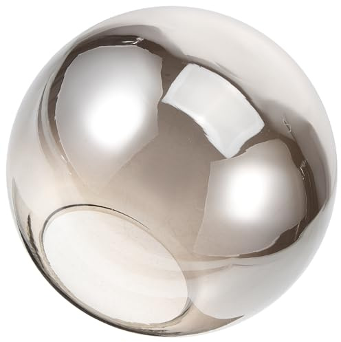 BESPORTBLE Lampenschirm Glas Ersatz Kugel Dekorativer Glaslampenschirm für Deckenlampe mit Glatter Oberfläche für Wohnzimmer und Riegel