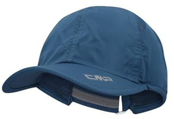 CMP Herren Cap mit Mesh Einsatz und reflektierenden Details mit Schirm & Netzeinsätzen. Sonnenschutz, atmungsaktiv & reflektierend ideal für Laufen, Sport & Outdoor-Aktivitäten!