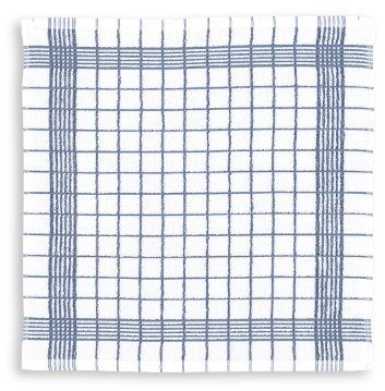 KRACHT, Geschirrtuch Frottier, Trockenperle,klassisch anthrazit, Format 50/50, 100% Baumwolle