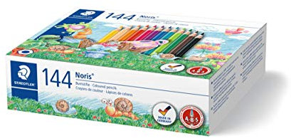STAEDTLER 144 C144 - Noris Club Farbstift, 144 Stück in Schulbox