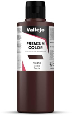 Vallejo 063018 Spiel, Sepia-Schwarz, Matt, 200 ml