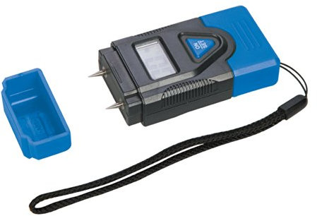 Silverline Digital Moisture Meter Wood: 6-42% Concrete: 0.2-2% (220841)
