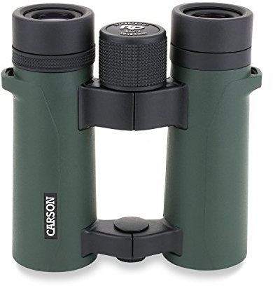 Carson Baureihe RD 10x34mm Kompaktfernglas mit Doppelsteg, wasserdicht und mit extrem hoher Auflösung