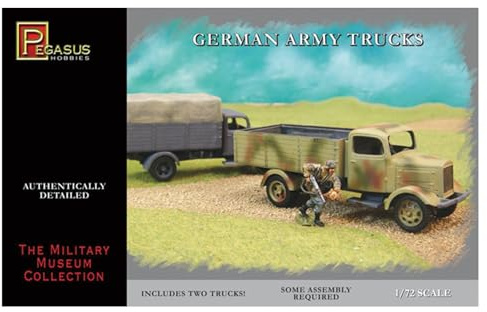 Pegasus PG7610-1/72 Deutscher Armeelastwagen, 2 Bausätze