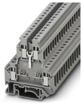 PHOENIX CONTACT UKK 5-2 BE Bauelementreihenklemme, Schraubanschluss, 0.2 mm² - 4 mm² Querschnitt, 24 - 12 AWG, 56 mm Länge, 6,2 mm Breite, Grau, 50 Stück