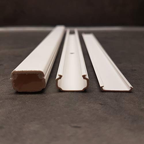 12m (6x2m) 15x10mm Kabelkanal weiß selbstklebend Profiware von powerpreis24®