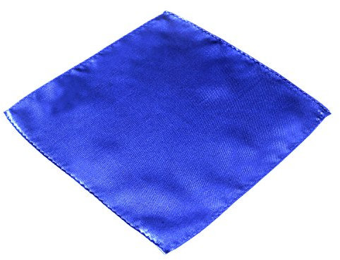 DonDon Herren Einstecktuch blau