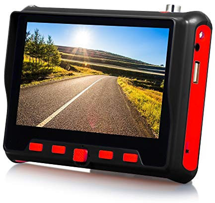 BW 4 in 1 CCTV Tester Support 720P/1080P/3mp/4mp/5mp AHD, TVI, CVI, CVBS Analog Camera, Security Video Monitor with 4.3 inch LCD Screen DC12V 1A Power Output, UTP Cable Tester, PTZ Control