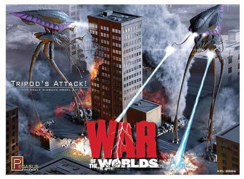 Pegasus 1/350 War of World, Tripods Attack