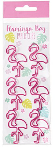 Flamingo Papier Clips (Set von 6)