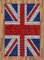 ABAKUHAUS Union Jack Teppich, Mosaik britische Flagge, Deko-Teppich Digitaldruck, Färben mit langfristigen Halt, 120 x 180 cm, Königsblau Weiß Rot