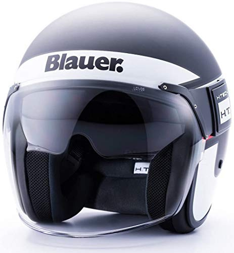 Blauer HT CASCO POD STRIPES BLACK-WHITE-RED MATT L