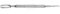 STALEKS PRO - Spingicuticole Pusher per cuticole Expert 30 Type 3 (Pusher arrotondato e coltello per rimozione) PE-30/3