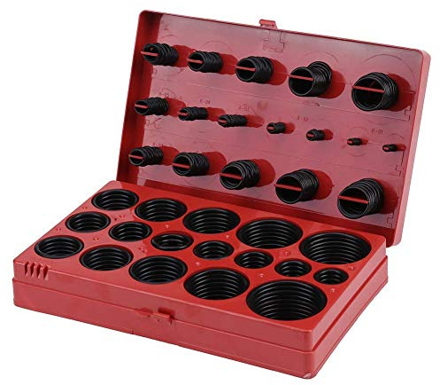 O Ring Set, 419-teiliges Gummi-O-Ring-Universal-O-Ring-Sortiment-Set mit 32 Größen für Wasserhahn Professionelle Sanitär- und Automobilindustrie