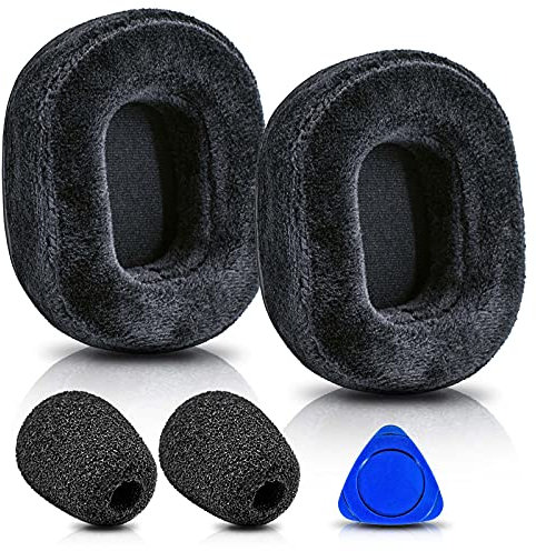 TRANSTEK Ear Pads Compatible with V2 / V2 Pro Gaming Headset I Memory Foam Replacement Ear Cushions (Velour)