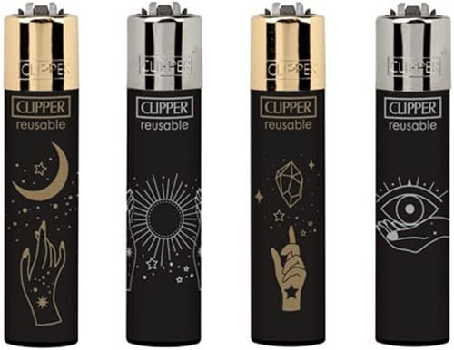 Clipper Classic Large Original Feuerzeug Feuerzeuge New Sommer Summer 2022 Inkl. Gratis Dhobia Clipper (Fortuna Hands)
