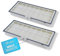 2 filtri DL-pro HEPA compatibili con Miele 9616270 filtro di scarico, cassetta filtro antiodore, filtro a lamelle, cassetta di scarico per aspirapolvere