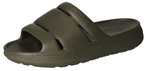MUSTANG Herren Pantolette Strand Wasser Badeschuh 4189-701, Größe:44 EU, Farbe:Grün