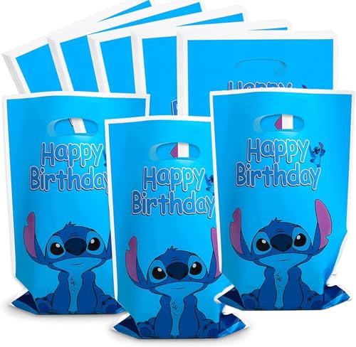 Stitch Geschenktüten, 50 Stück Stitch Geburtstagsparty Geschenktüten, Kinder Geburtstag Geschenktüten,Süßigkeitenbeutel, Stitch Baby Party Taschen