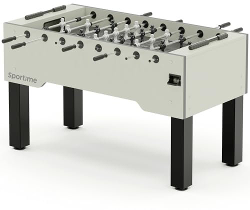 Sportime Tischkicker Match | Guardian vs Dragon | Figuren mit Gewichtsausgleich | Wartungsfreie Guardian Gleitlager | Robustes 20 mm Spielfeld | Belastbar bis 35 kg | Indoor | 90 kg Gewicht