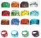 UNICRAFTALE 12 Uds. Anillos de Cristal Coloridos 17~19mm Arena Interior Murano Anillo de Banda Ancha Cúpula Nudillo Anillo de Dedo Retro Cristal Transparente Joyería Fiesta Regalo Hecho A Mano