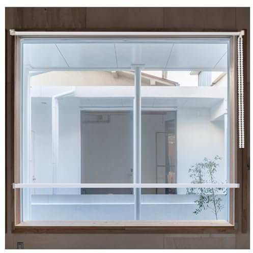 PVC Wasserdichter Vorhang,Terrasse Klar Rollo,PVC Großer Wasserdichter Transparent Rollo,Rollos für den Garten im Freien,Für Terrassen, Pavillons, Terrassen, Windschutz (Size : W160xH250cm/W62.9xH98.