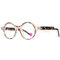 MUTYNE Acetat-Brillengestell für Herren, bunt, Retro, rund, für Damen, Brillen, Weiß, Einheitsgröße