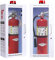Feuerlöscher-Schrank mit Alarm, Schloss und Acryl-Fenster Break-Glass – Wand- oder Oberflächenmontage – passend für 1,1 kg, 2,3 kg und 4,5 kg Feuerlöscher (einzelner weißer Schrank, Metall)