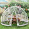 PIWSCIOO Transparentes Campingzelt, durchsichtiges Kuppelzelt für den Außenbereich, Campinghütte, Kuppelzelt für den Garten, mit PVC-Abdeckung, Tür und Fenstern