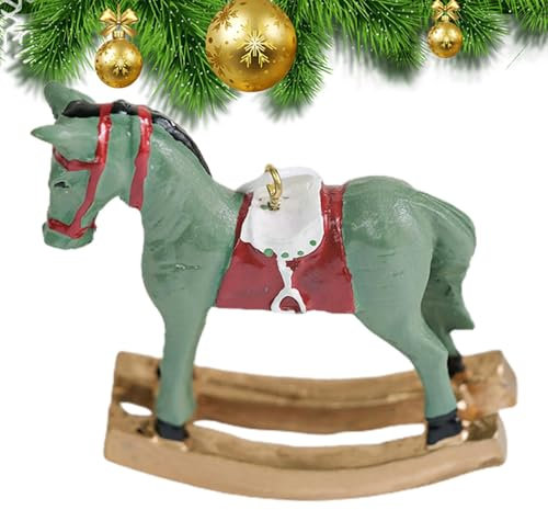 Christbaumschmuck, Pferde-Ornamente für Weihnachtsbaum | Weihnachtsbaum-Dekoration, niedliche Pferdeform, Weihnachtsschmuck, kreativer Weihnachtsanhänger, Hausschmuck für Baumtür