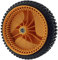 PEVAVFZMMY For 2 pack 196 MM Ruota for tosaerba for Husqvarnaa McCulloch 5324025-67, 5324029-36, 5324029-36, 532402567, 532402936 Accessori per utensili elettrici