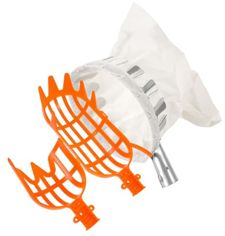 Yardwe 2stücke Obstpflücker Mit Ausziehbarem Teleskopstiel Robuste Rostfreie Garten Astschere Für Sicheres Pflücken Ohne Leiter Für Obstgarten Farm Park Und Gartenarbeiten