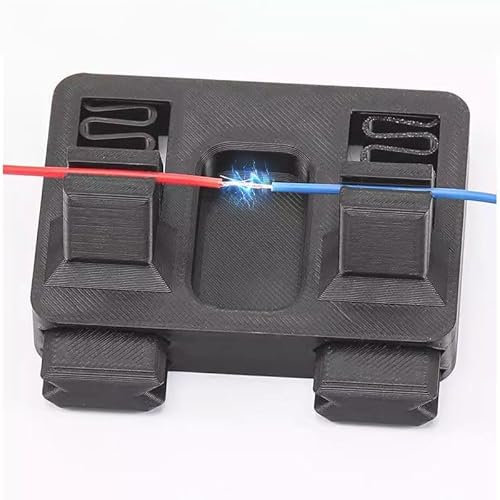 Electric Wire Welding Fixture, Holding Power Welding Accessories, Welding Electrode Holder Lead for MIG, TIG and Spot Welding (Black)