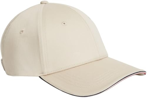 Tommy Hilfiger Herren Cap Corporate Cotton 6 Panel Basecap, Beige (Classic Beige), Einheitsgröße