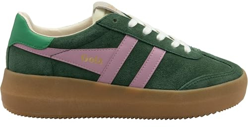 Gola Womens Athena, Evergreen/Candy/Jade/Gum, 6.5