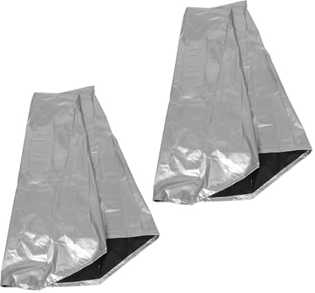 DECHOUS 2 Stück pack Gartenschlauchaufroller Abdeckung mit Kordelzug UV Beständige Schlauchtrommelabdeckung 88x66x63cm für Stehende Schlauchwagen und Gartenschlauchhalter Ganzjähriger