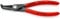 Knipex Precision Circlip Pliers for internal circlips in bore holes grey atramentized, with non-slip plastic coating 165 mm 48 21 J21