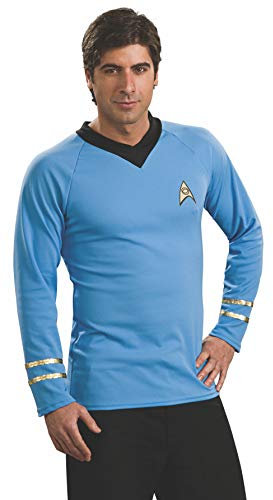 Star Trek Deluxe Spock Kostüm für Herren, Größe:XL