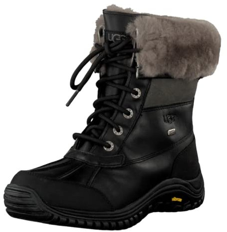 UGG Damen Adirondack Klassische Stiefel, Schwarz (BKGY)