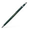 Faber-Castell 134600 – Bleistift mechanisch (grün, Kunststoff, schwarz, HB)