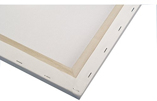 Rayher 6159700 Keilrahmen, 100% Baumwolle, 330 g/m2, 18x24x1,7 cm
