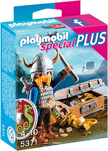 Playmobil 5371 Special Plus Viking with Treasure, Fun Imaginative Role-Play, PlaySets Suitable for Children Ages 4+
