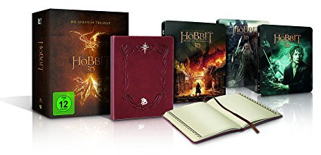 Der Hobbit - Die Spielfilm Trilogie (Limitierte Steelbook Edition inkl. Bilbo's Journal) [3D Blu-ray]