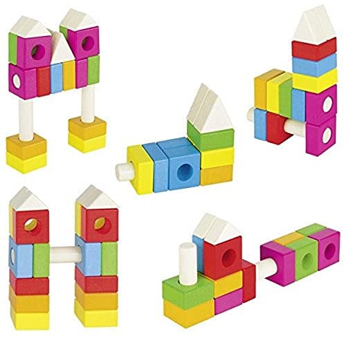 Goki Goki-58589 3D-Puzzles 3DGOKIMModule, Mehrfarbig (58589), bunt